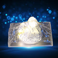 8444 Plastic Iceberg Night Light Mountain Lights Flameless Modern Clear Led Flameless Party Candles Led Lamp Home Decoration Mini Atmosphere Light Bedroom Decor Desktop Ornament Children Gift (Moq - 12 Pc)