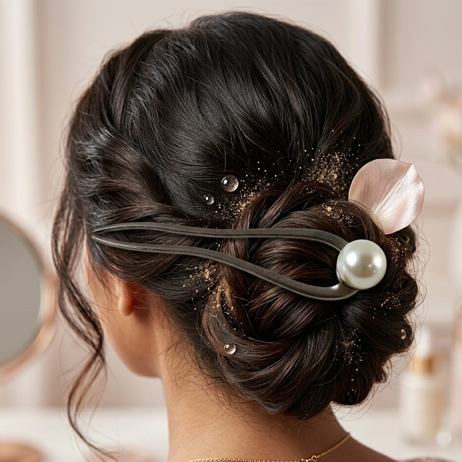 Elegant Pearl Design Hair Pin Clip (1 Pc)