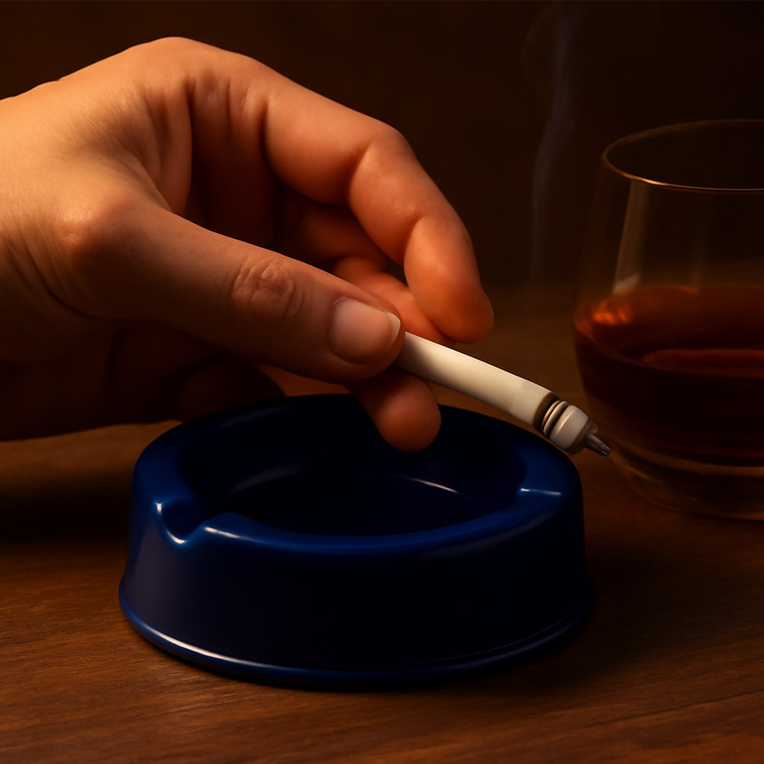 Oblivion Dark Blue Plastic +shtray (1 Pc)