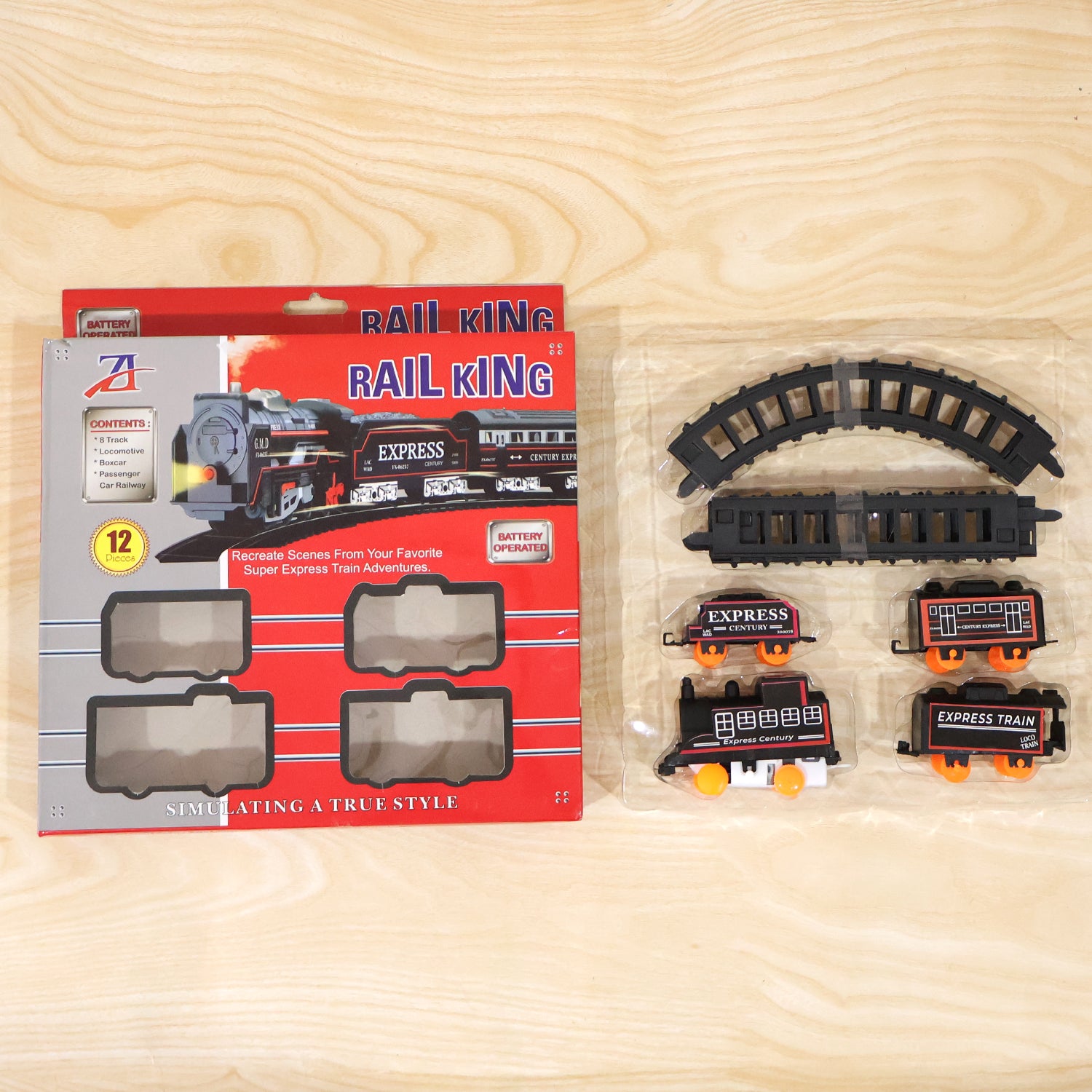 Battery Opera Express Train Track Play Set With Lights  Sounds (1 Set)