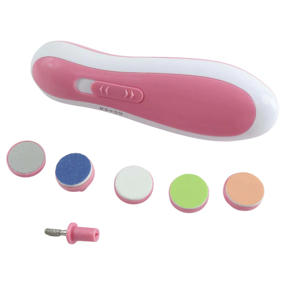 Electric Baby Nail Trimmer With Grinding Heads For Newborn Infant And Toddler - 1223