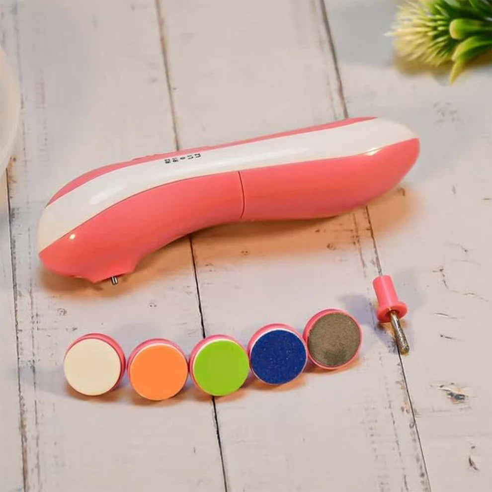 Electric Baby Nail Trimmer With Grinding Heads For Newborn Infant And Toddler - 1223