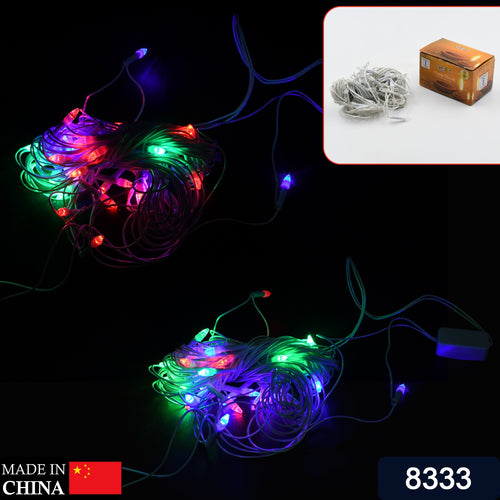 8333 8mtr Home Decoration Diwali  Wedding Led Christmas String Light Indoor And Outdoor Light (28l 8mtr)