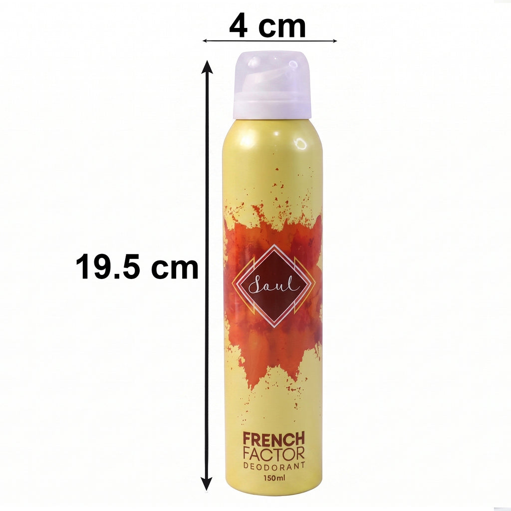 French Factor Soul Deodorant Body Spray (1 Pc 150 Ml)