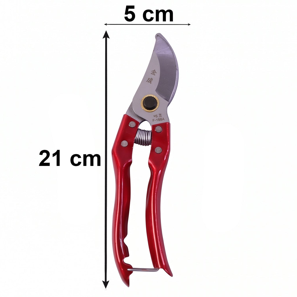 Garden Pruning Shears Bypass Secateurs Sk-5 Steel Plant Branch Cutter (1 Pc)