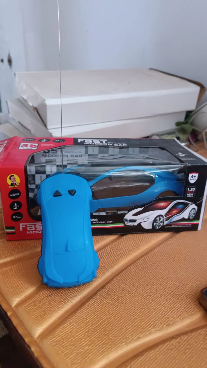 Remote Control Fast Modern Racing Car 3d Light With Go Forward And Backward - 4451