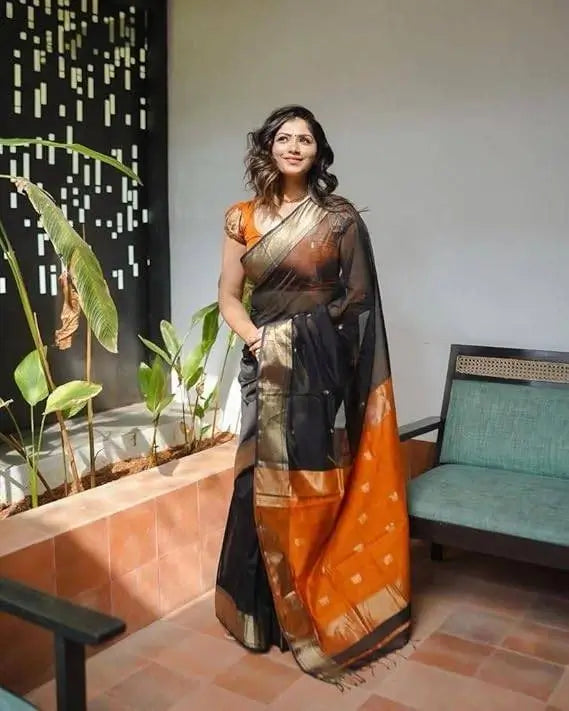 Cotton Saree  The Elegant Contrast Collection