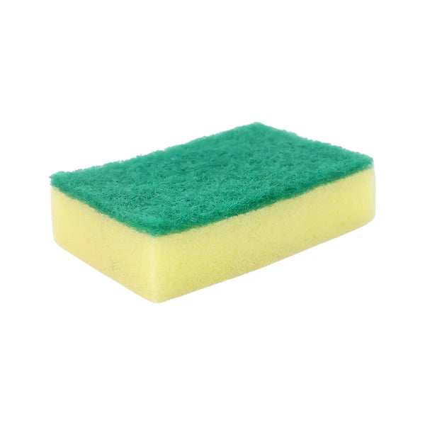 Multi-purpose Medium 2 In 1 Color Scratch Scrub Sponges Sponge Wear Resistance Dish Washing Tool High Friction Resistance Furniture For Refrigerator Sofa For Kitchen Household (1 Pc)