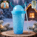 Stylish Swizzy Jelly Tumbler With Straw And Fun Lid (1 Pc 500ml)