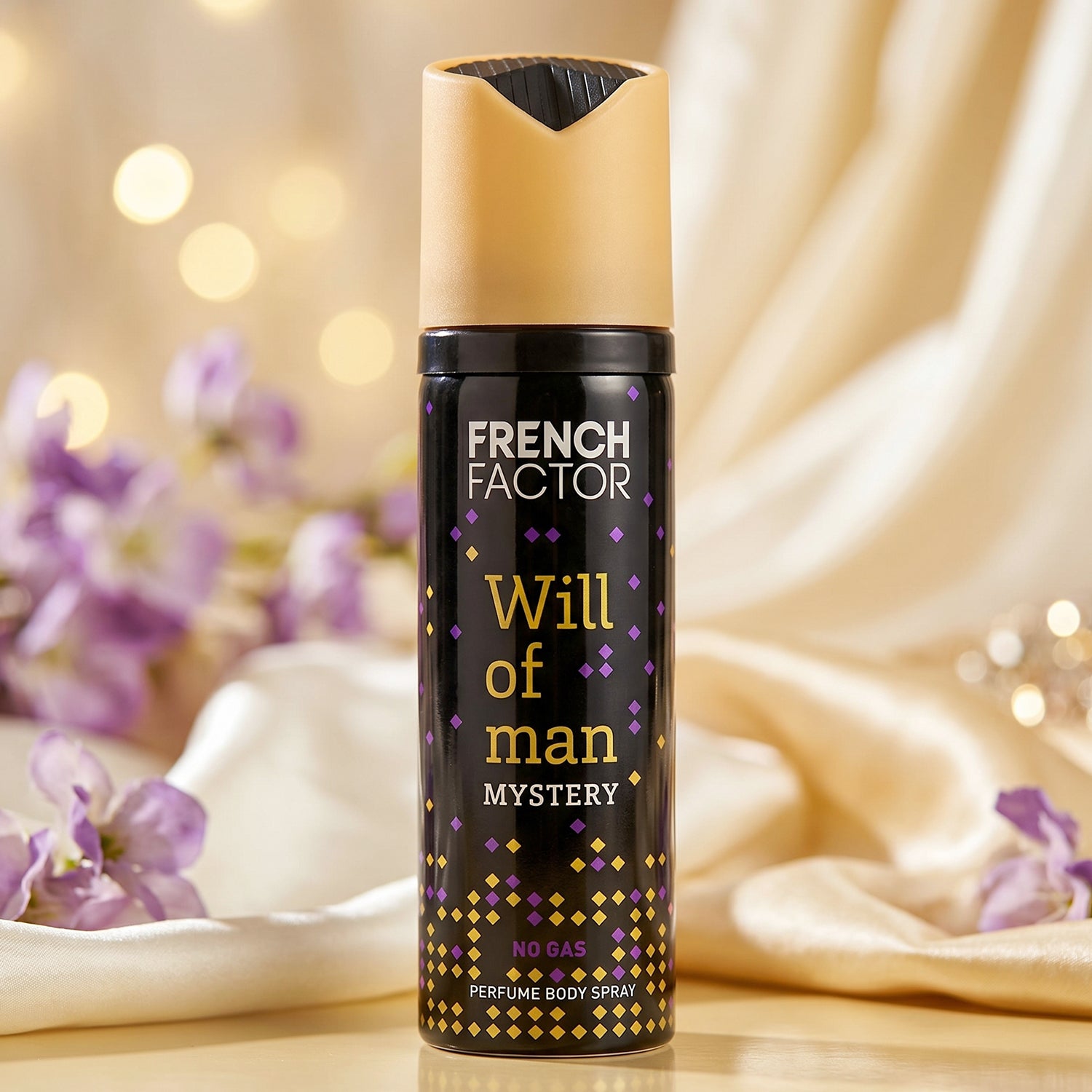 French Factor Will Of Man Mystery Perfume Body Spray (120 Ml)