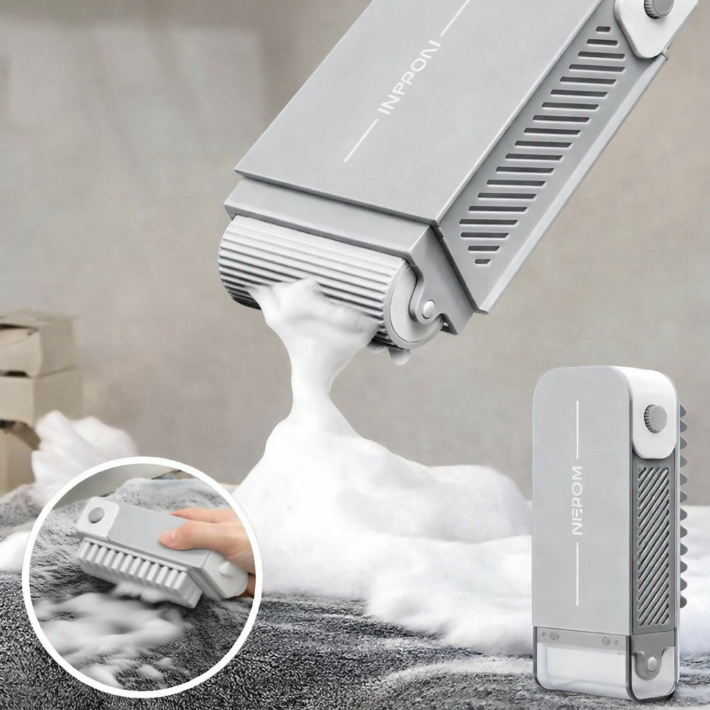 Liquid Dispensing Cleaning Brush with Built-In Soap Dispenser for Home Use (Color may vary)
