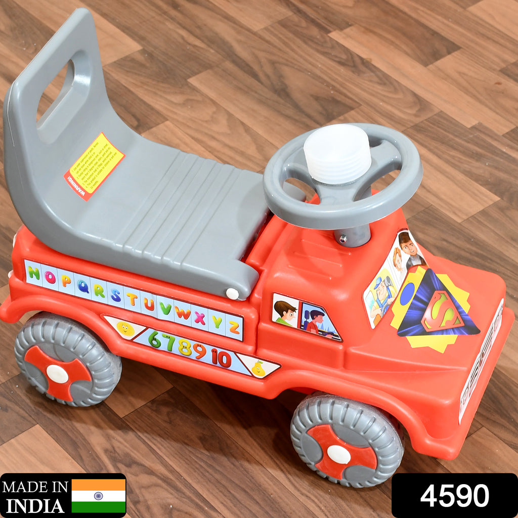 4590  Kids Baby City Ride On Push Car Ride With Backrest Musical Horn For Children Kids Toy Ride-on Kids Toys Toddler Baby Toy Baby Car Suitable For Kids Boysgirls