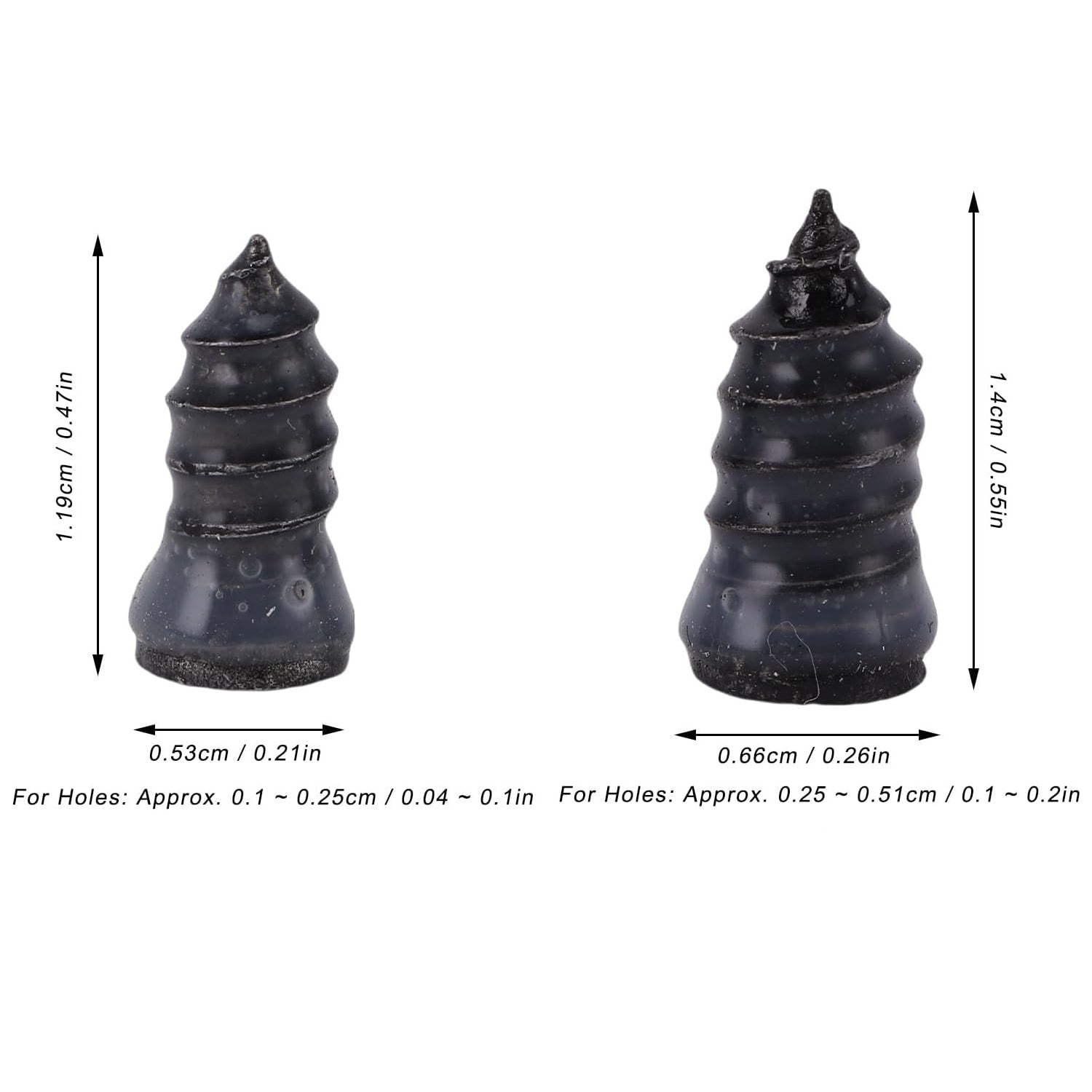 Car  Biketire Puncture Repair Nail Screw (10 Pc Black)
