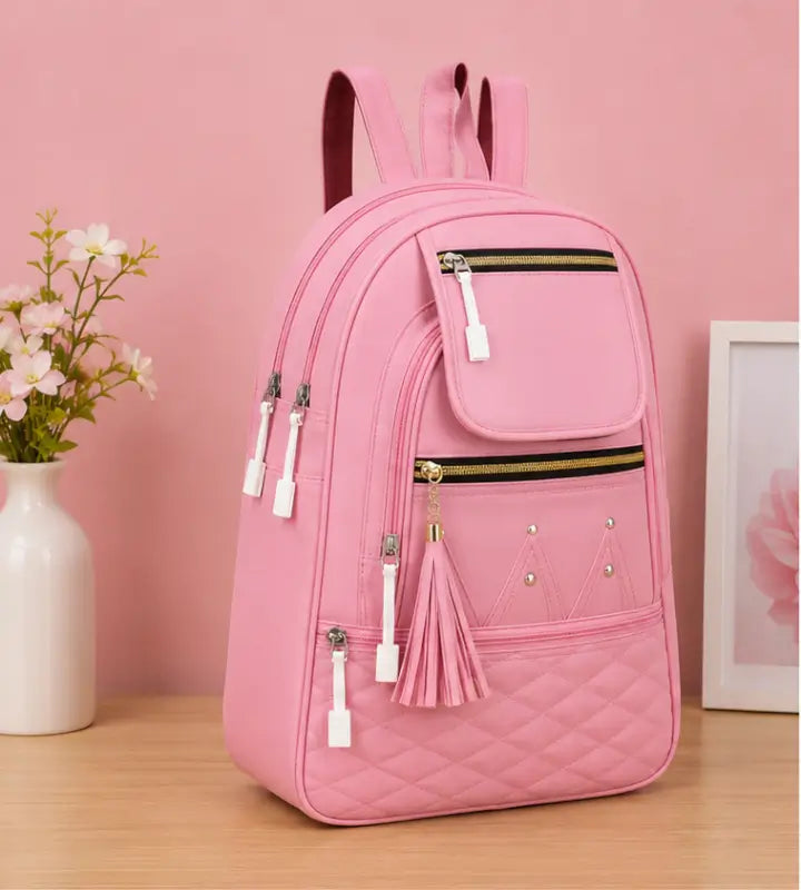 Women's PU Leather Handbag – Stylish Multi-Compartment Shoulder Tote Bag for Office, Travel & Daily Use