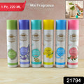 Premium Air Freshener Spray Mix Fragrance (1 Pc 220ml)