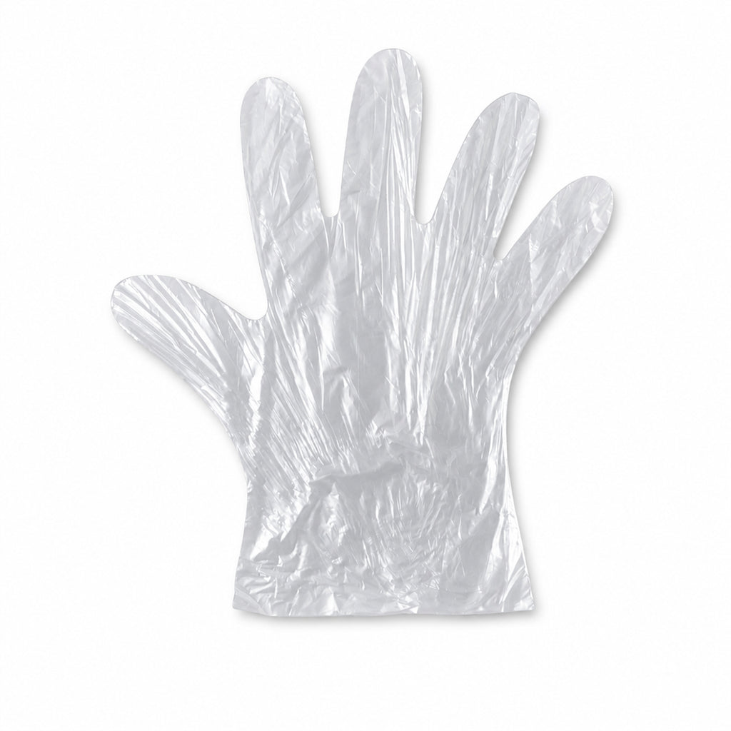 Disposable Medium Plastic Gloves (100 Pc)