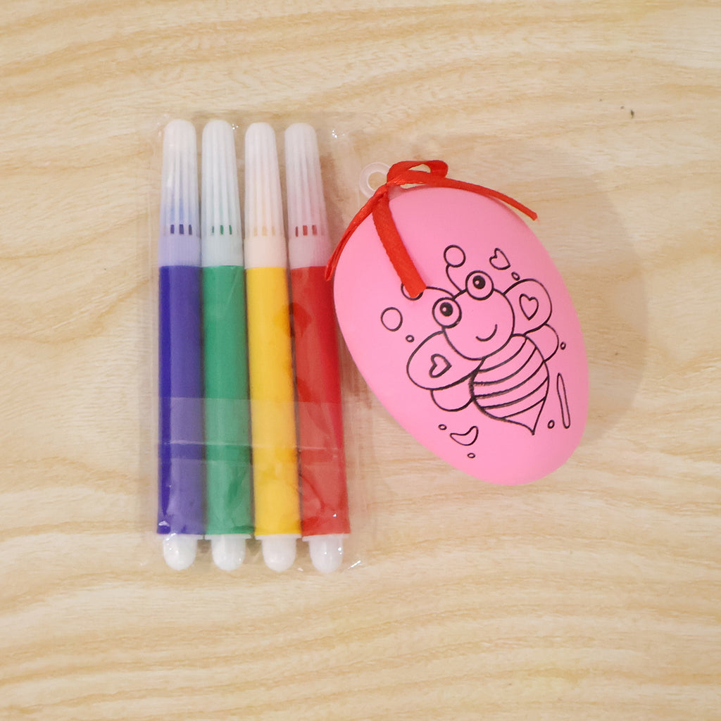 Creative Diy Paint Egg And Color Pens (1  Set)