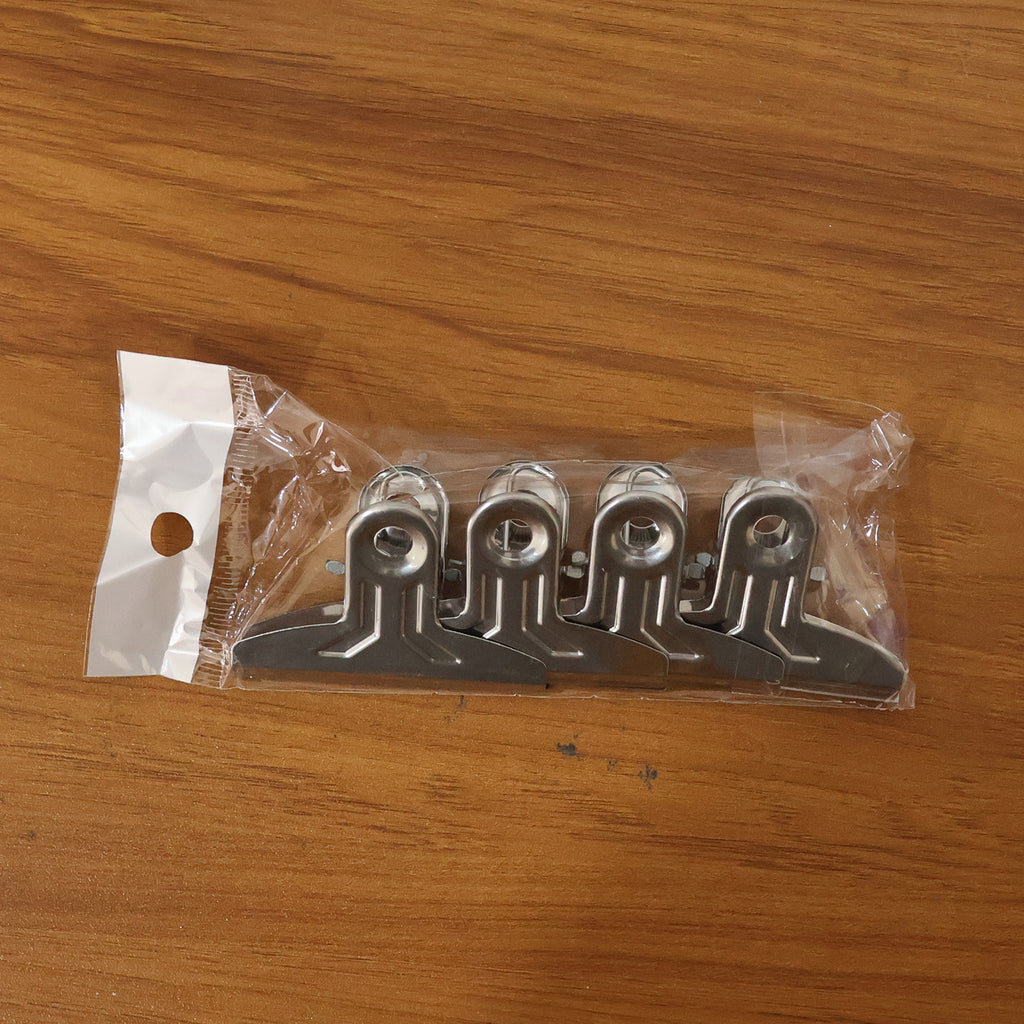 Heavy Duty Metal Paper Clamp Clips (4 Pc)