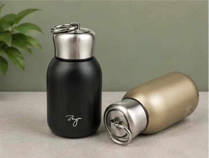 Premium Stainless Steel Vacuum Flask | Double Wall Hot & Cold Insulated Leakproof Bottle for Office , Pack of 1 (300ML)