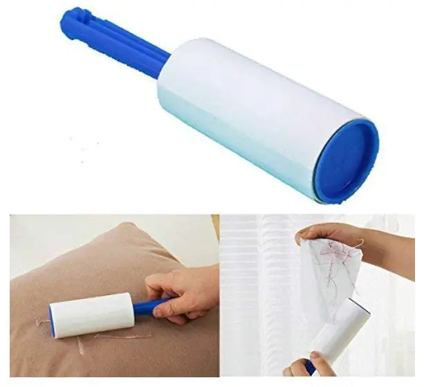 Sticky Lint Remover Roller Set with 180 Sheets (3 Rolls)