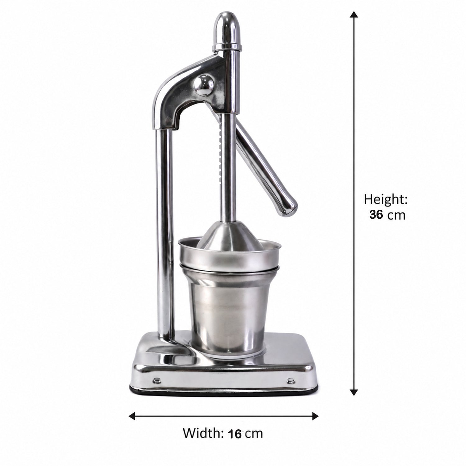 Heavy Duty Manual Press Citrus Juicer Hand Press Lemon Orange Squeezer (1 Pc)