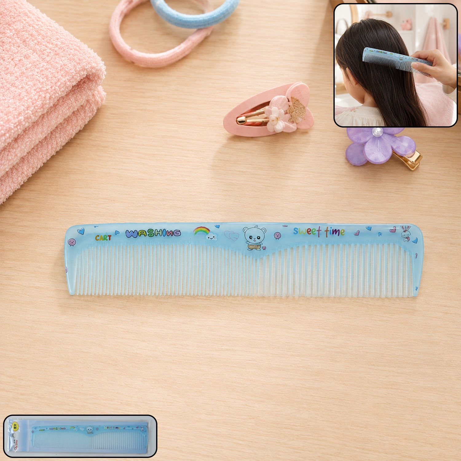 Hair Styling  Grooming Comb Anti-static Detangling Comb For Men  Women (1 Pc)