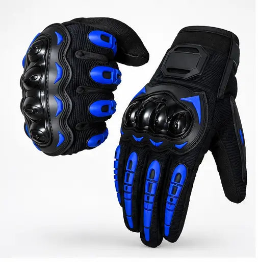 Motorcycle Riding Gloves – Full Finger Breathable Anti-Slip with Hard Knuckle Protection