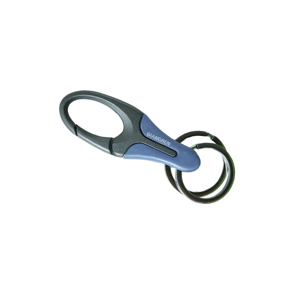 Stylish Metal Key Holder Keychain With Secure Lock Clip 1 Pc