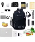 35L Casual Waterproof Laptop Backpack – Canvas Travel Bag