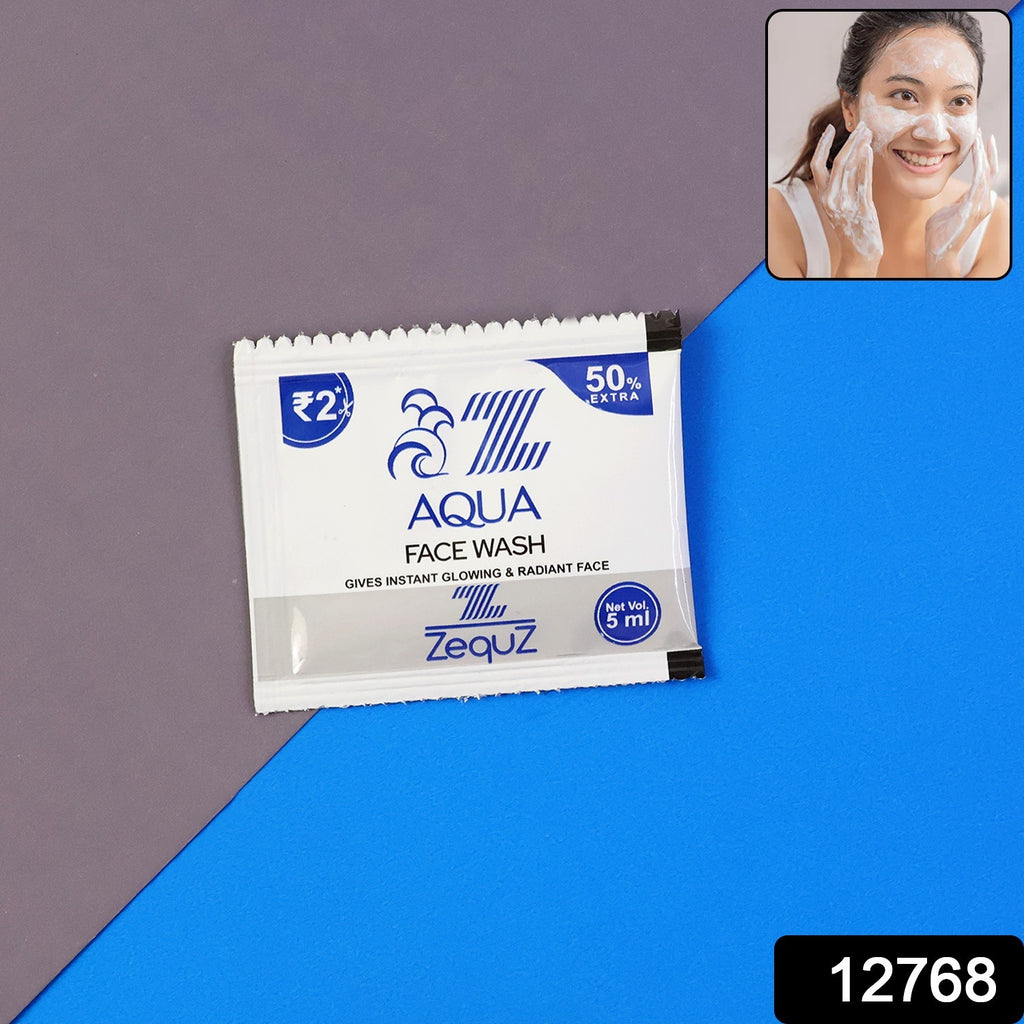 Zequz Aqua Face Wash Sachet (5 Ml  1 Pc)