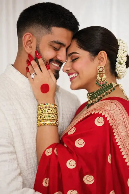 Silk Saree  The Royal Red Banarasi Elegance Collection