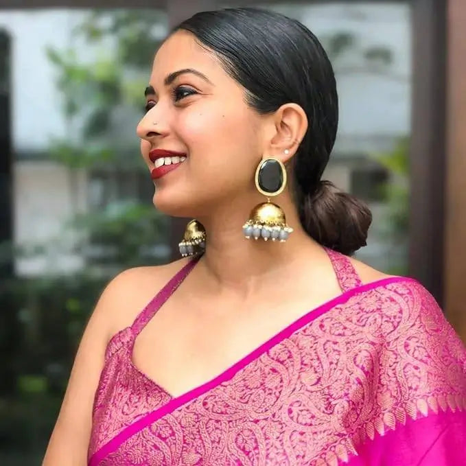 Jacquard Saree  Emerald Elegance Collection