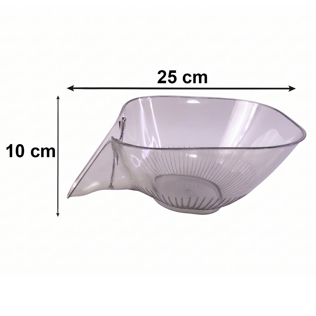 Fruit  Vegetable Washing Strainer Basket For Kitchen Sink Drain Basket With Funnel (1 Pc)