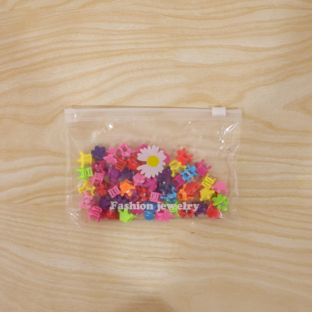 Colorful Mini Hair Claw Clips Set (1 Set)