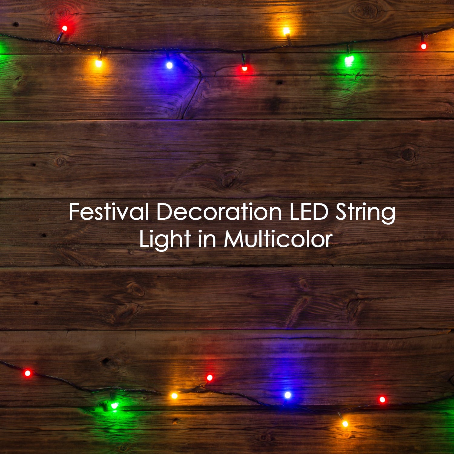 8350 3mtr Home Decoration Diwali  Wedding Led Christmas String Light Indoor And Outdoor Light Festival Decoration Led String Light Multi-color Light 1.4mm (15l 3 Mtr)