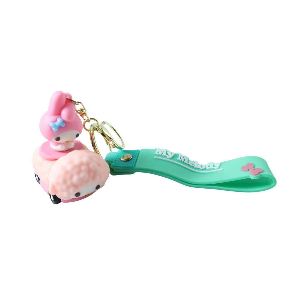 Cute Cartoon Character Silicone Keychain (1 Pc)