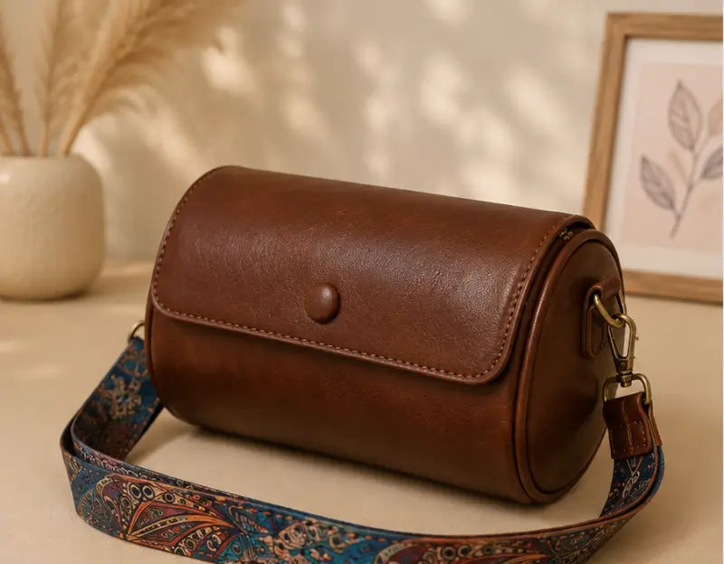 Women's PU Leather Sling Bag – Stylish Crossbody Shoulder Bag for Daily Use, Travel & Casual Wear