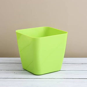Flower Pots Square Shape For Indoor & outdoor Gardening (Pack of 03)