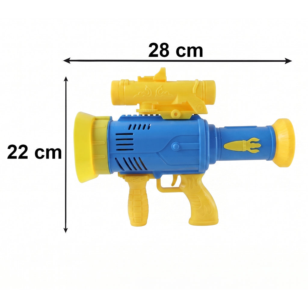 Automatic Rechargeable Bubble Gun Toy With Lights Bubble Maker For Kids (1 Pc)