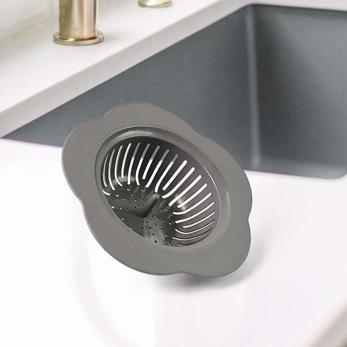 1 Pc Durable Plastic Sink Strainer (1 Pc)