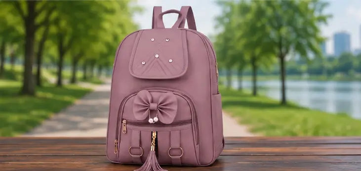 Lightweight Casual School, College & Travel Backpack for  Women