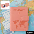 Premium World Map Design Travel Passport Holder  Wallet (15x11cm  1 Pc)
