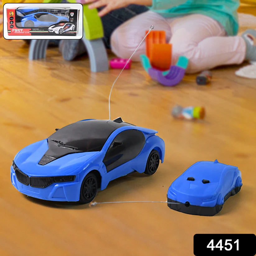 Remote Control Fast Modern Racing Car 3d Light With Go Forward And Backward - 4451