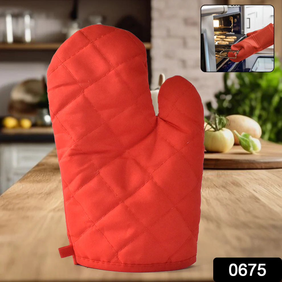 Heat Resistant Non-slip Oven Mittsgloves (1pc) - 0675