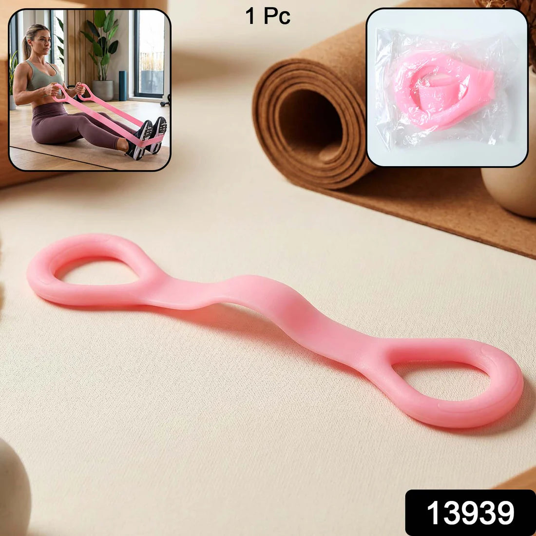Silicone Resistance Bands Fitness Elastic Stretch (1 Pc)