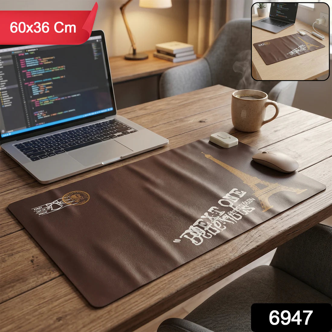 Electric Heat Mouse Pad Table Mat Heating Mouse Pad Keep Warm Hand For Office Computer Desk Keyboard Winter - 6947