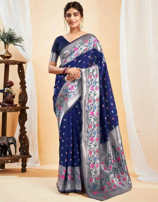 Jacquard Saree  Blooming Elegance Collection