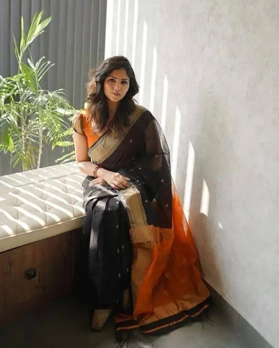 Cotton Saree  The Elegant Contrast Collection