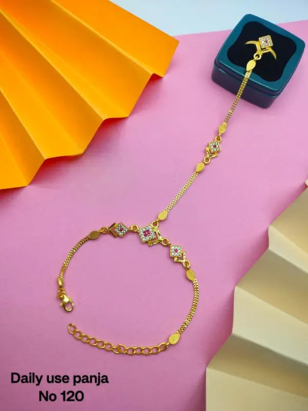 Bracelet with ring for girls and woman
