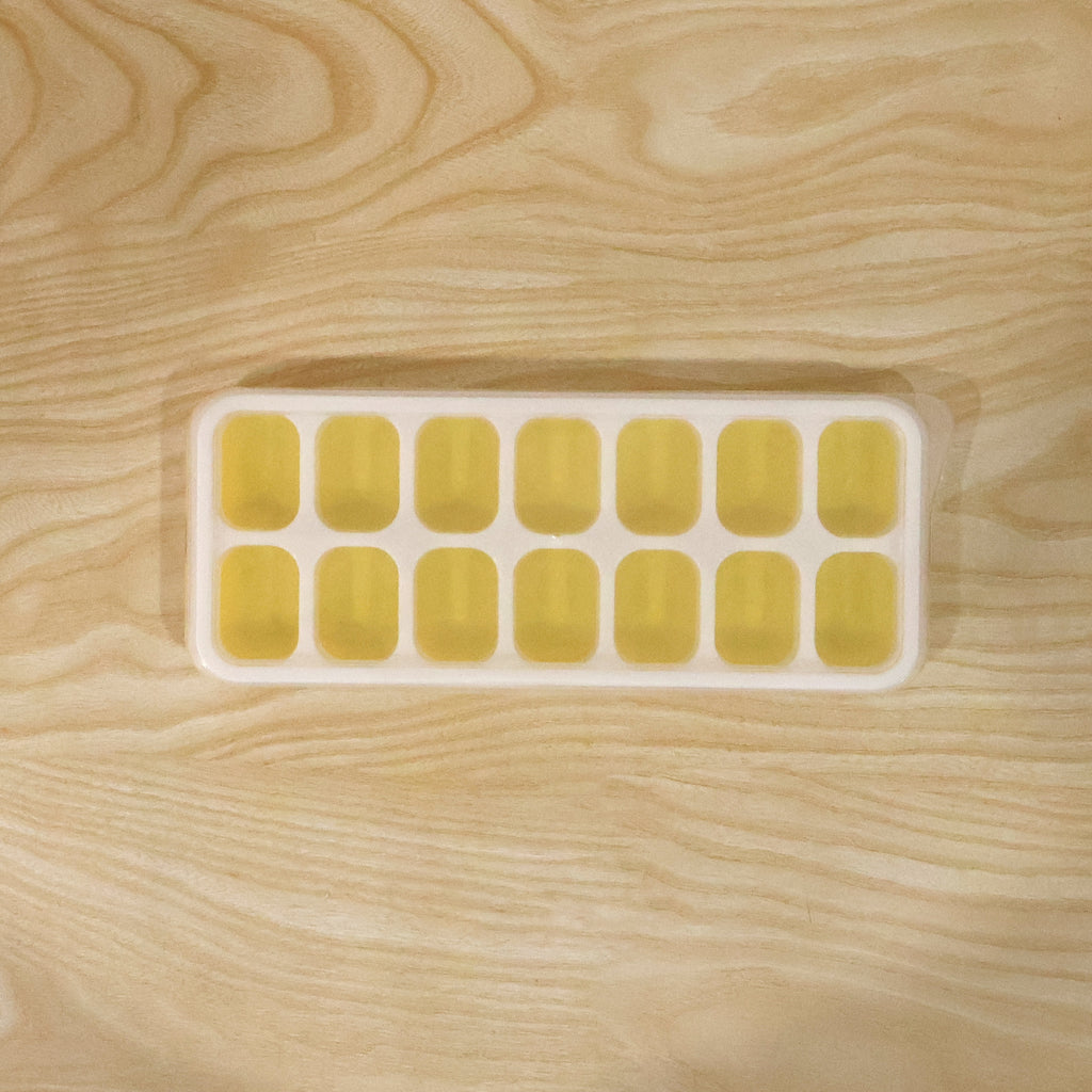 14 Cavity Ice Cube Tray With Lid Easy Release Ice Mold For Fridge Freezer (1 Pc)